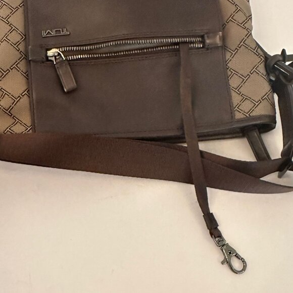 TUMI, Voyager Canvas Leather Cross Body Bag - Picture 13 of 16